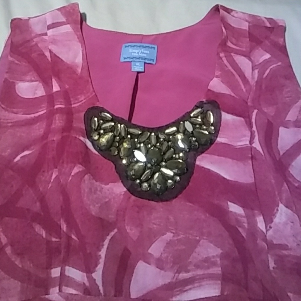 Vera wang pink dress